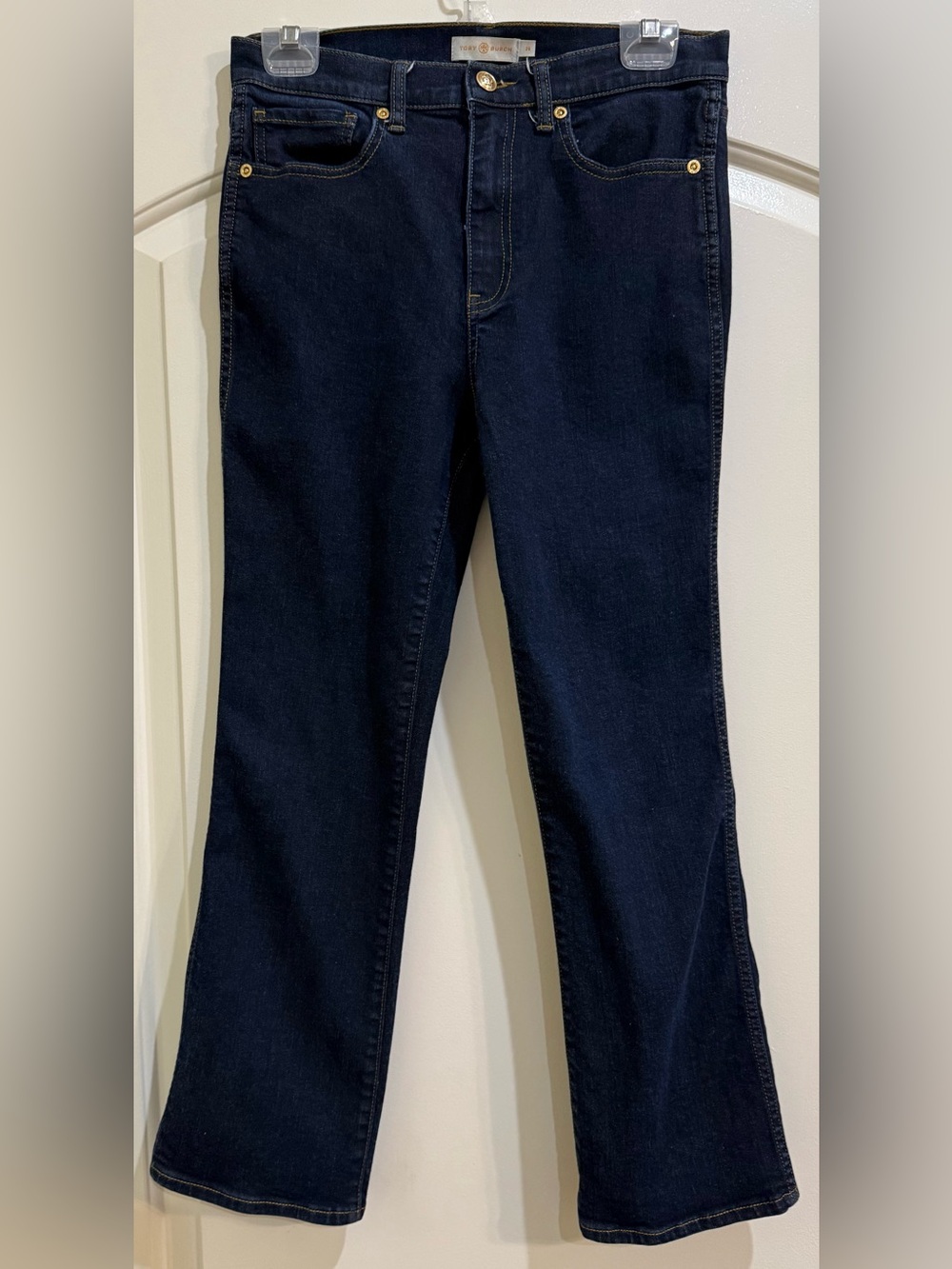 Tory Burch Dark Wash Straight Jean Size 29